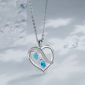 Necklace Love Turtle European and American Gift for Mom / GIRLFRIEND - Picture 1 of 13