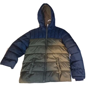 Chaqueta de invierno resistente al viento para niños talla XL verde - Imagen 1 de 5