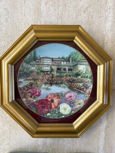 "The Italian Garden"" Teller Butchart Serie Carolyne Tylor 1982 signiert/nummeriert" - Bild 1 von 2