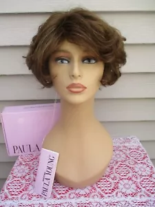 Paula Young Wig A1325 BERYL Color 8/12A PECAN DELIGHT Medium Golden Brown w/HL - Picture 1 of 9