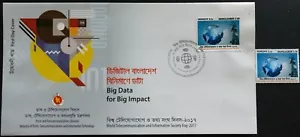 130. BANGLADESH 2017 STAMP WORLD TELECOMMUNICATION & INFORMATION SOCIETY DAY FDC - Picture 1 of 1