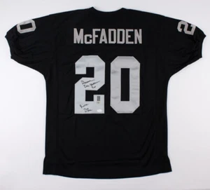 Darren McFadden Signed Jersey Inscribed Run DMC AAA & JSA COA Oakland Raiders - Picture 1 of 5