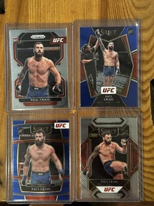 (4) 2022 Panini UFC Prizm Paul Craig Rookie Lot - Bild 1 von 1