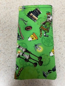 Sunglass / Eyeglass Soft Fabric Case - Steam Punk Halloween - Great Graphics - Picture 1 of 2