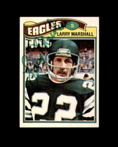 Larry Marshall Hand Signed 1977 Topps Philadelphia Eagles Autograph - Picture 1 of 2