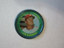 1971 Topps Coin # 5 Jim Bunning (B17) Philadelphia Phillies