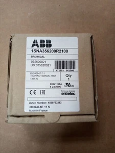 ABB 1SNA356200R2100 Distribution Block 160A Din Rail BRU160AL - Picture 1 of 1