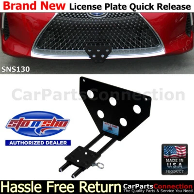 STO N SHO | 适用于 2018 - 2019 年雷克萨斯 LC500 快速释放车牌支架 SNS130 — 第 1/4 张图片