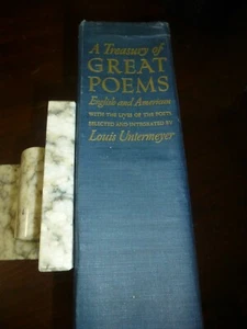 A Treasury of Great Poems English and American by Louis Untermeyer - Picture 1 of 4