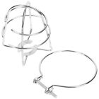  2 Pcs Wrought Iron Fire Sprinkler Guard Smoke Detector Protective Cover