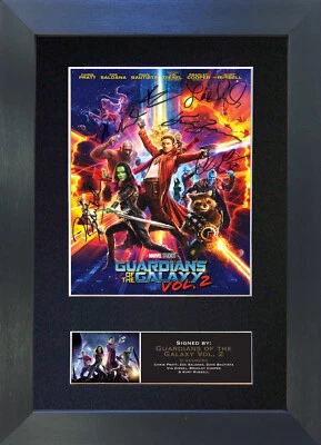 GUARDIANS OF THE GALAXY Signed Mounted Reproduction Autograph Photo Print 751 - Image 1 of 4