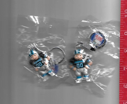Vintage lot 2 lil sports Brat Carolina Panthers key chains 1987 Cover
