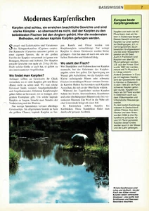 Modernes Karpfenfischen - Basiswissen Infokarte - Bild 1 von 1