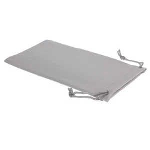 Bolsa de gafas Estuche de microfibra Bolsa de microfibra con cordón VC Gris - Imagen 1 de 11