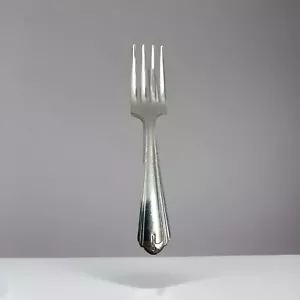 Monarch Beverly Silver Plate Small Serving Fork 4.75 inches Vintage - Picture 1 of 12