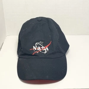 NASA Logo Black Youth Kids Baseball Cap Hat Adjustable / Science / Costume - Picture 1 of 4