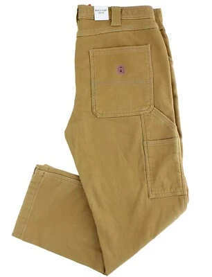 Pantalones utilitarios para hombre Coleman forrados de lana, 6 bolsillos, doble costura, ajuste relajado Foto 1 de 4