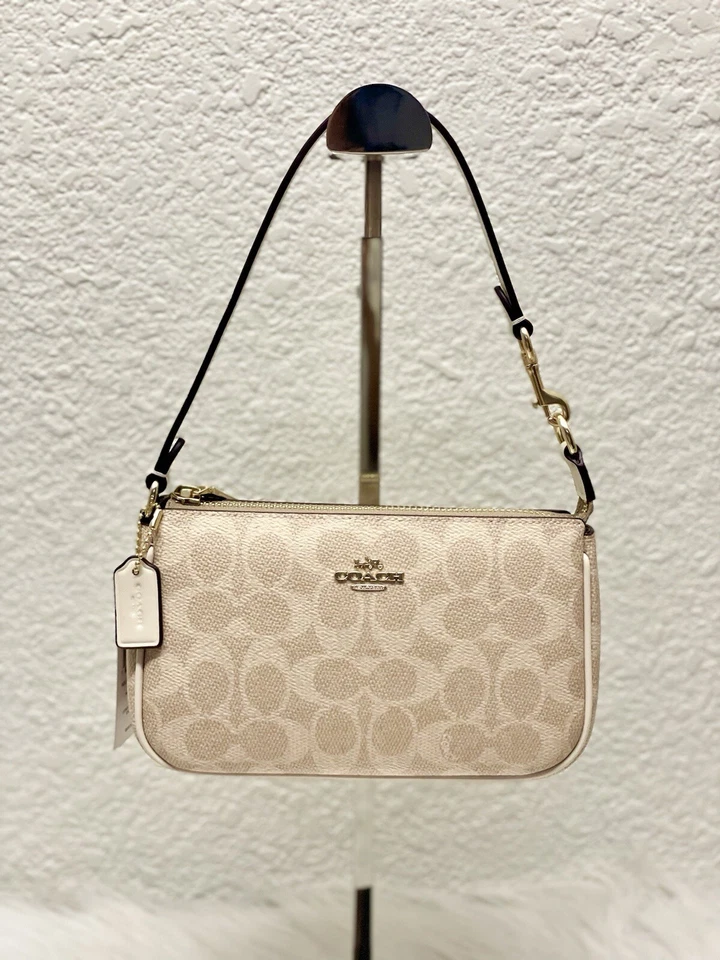 COACH Nolita 19 in Signature Canvas IMXDM Sand/Chalk (CW426) WITH TAGS*