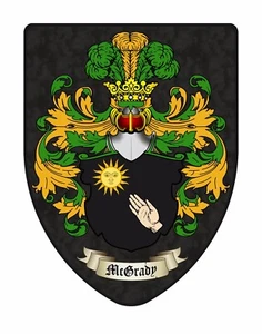 Escudo de armas familiar personalizado cresta - escudo de exhibición familiar grande SH503PDGHG - Imagen 1 de 11