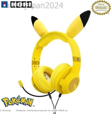 Pokemon Pikachu Narikiri Hori Gaming Headset Standard per Nintendo Switch PSL - Immagine 1 di 4