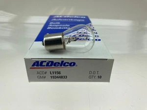 ACDELCO 1156 19344833 MINIATURE LIGHT BULB (10 PACK) - Picture 1 of 1