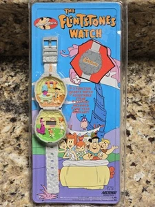 Hanna Barbera The Flintstones Watch Quartz 5 Functions Nelsonic VTG NEW 1994 - Picture 1 of 6