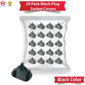 Sicherheitsstecker Steckdose Abdeckungen Schutz Baby Kind Schutz Netz Elektro Einsatz 20 Stück - Bild 1 von 8