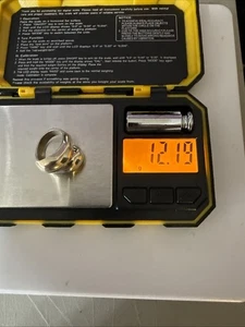 Anello vintage anni 80 doppia cupola in argento sterling 925 misura 8 - Foto 1 di 20