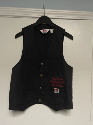 Raro Chaleco Ben Davis Pequeño Japón Cosido en Cadena Establecido San Francisco 1935 Foto 1 de 3