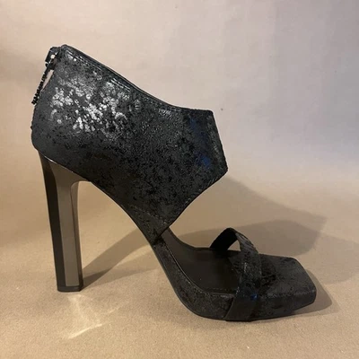 Sandalias de vestir DKNY Dava para mujer con correa al tobillo negras de tacón alto talla EE. UU. 8,5 M Foto 1 de 4