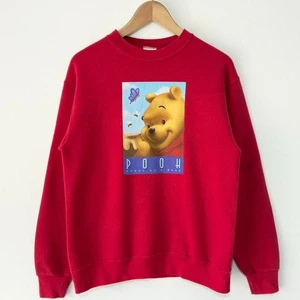 Vintage Pooh Honey of a Bear 00s Sweatshirt Size S - Picture 1 of 8