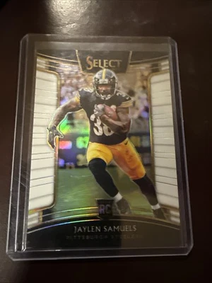 2018 Panini Select Concourse White Prizm /75 Jaylen Samuels RC #9 Steelers - Image 1 of 2