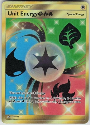 Pokemon Unit Energy GRW (Secret Rare) 170/156 SM - Ultra Prism Secret Rare NM - Image 1 of 2