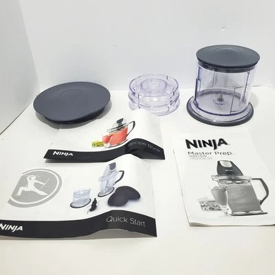 Ninja Master Prep QB900B 替换件 Master Prep Bowl 防溅护罩和盖子 — 第 1/4 张图片