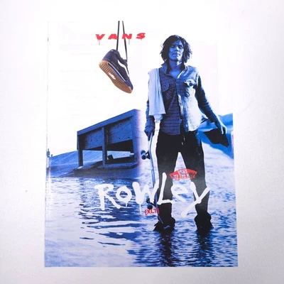 De colección Vans Rowley XLT Zapatilla Impresión Anuncio Skateboarding Geoff Rowley Promocional Foto 1 de 4