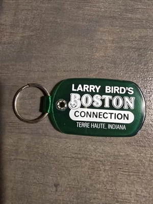 Larry Bird's Boston Connection Keychain Terre Haute Indiana - Image 1 of 2