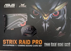 ASUS STRIX RAID PRO PCI-Express 7.1 Gaming Sound Card Set - Bild 1 von 4