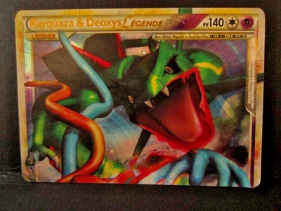 Cartes Pokémon Rayquaza et Deoxys LEGENDE 89 90 FR État Très moyen - Photo 1/2