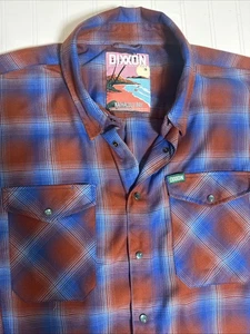 DIXXON Flanell KAIHALULU BAY Limited Edition Braun Blau Herren Flanellhemd 2X - Bild 1 von 7