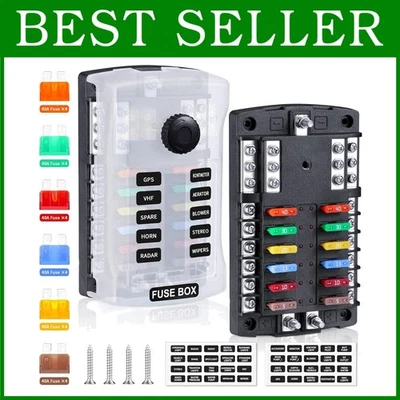 300A Fuse Box with Dual Positive Inputs, Negative Bus - Image 1 of 4