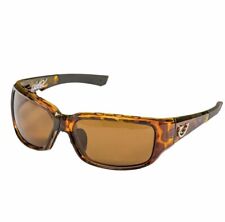 Mustad Hank Parker Polarized Sunglasses-Tortoise Hard Frame With Eye Ventilatio