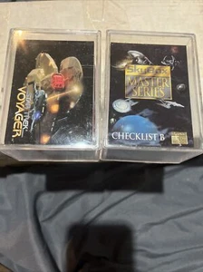 1. STAR TREK MASTER SERIES Set And Star Trek Voyager Complete Card Set Lot Of 2 - Picture 1 of 4