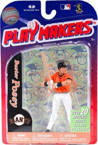 Buster Posey San Francisco Giants MLB Playmakers Figure NIB 2011 McFarlane Toys Cover