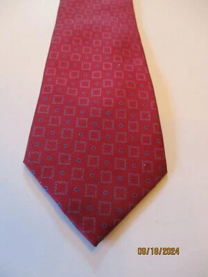 Corbata de seda roja Jim Thompson Foto 1 de 2
