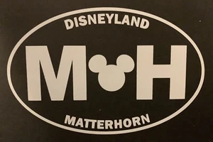 Disneyland Matterhorn Vinyl Car Decal - Picture 1 of 1