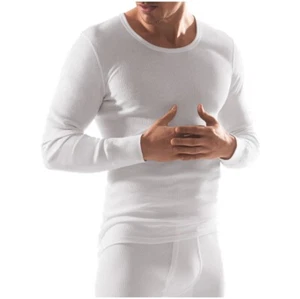Esge Herren langarm Unterhemd Baumwolle Lord de Luxe Doppelripp 1/1 Arm Shirt - Bild 1 von 1