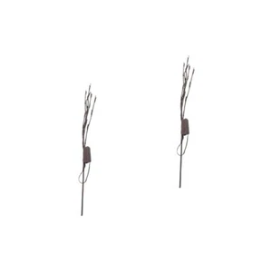 2 Pieces Indoor Decor Branch Lights Lighted Twig Branches Willow Curly Tree - Picture 1 of 12