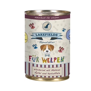 Lakefields Dosenfleisch-Menü Rind für Welpen, 6 x 400 g - Bild 1 von 3