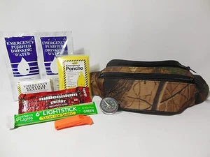 1 TAG NOTFALL SURVIVAL KIT EDC CAMPING WANDERN JAGEN ANGELN mit CAMO Bauchtasche - Bild 1 von 1