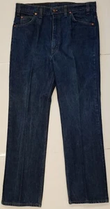 NWOT VINTAGE WRANGLER 946DEN BLUE DENIM JEANS~100% COTTON~MADE IN USA~36" X 30" - Picture 1 of 12